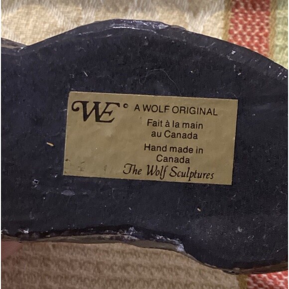 Wolf Original Handmade Soapstone 2 Seal & Otter Sculptures Figurine Made Canada - Picture 14 of 16